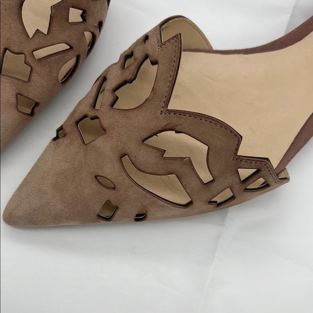 Elegant Tan Women's Flats - Picture 2 of 4